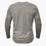 Henley Shirt for Men with Button Placket and Long Sleeves - Image 6