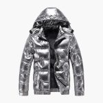 Men's Winter Jacket with Hood - Image 2