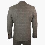 Men's 3-Piece Suit with Check Pattern - Image 3