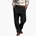 Men's Pleated Trousers with Pockets - Image 4