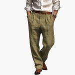 Men's Pleated Trousers with Pockets - Image 5