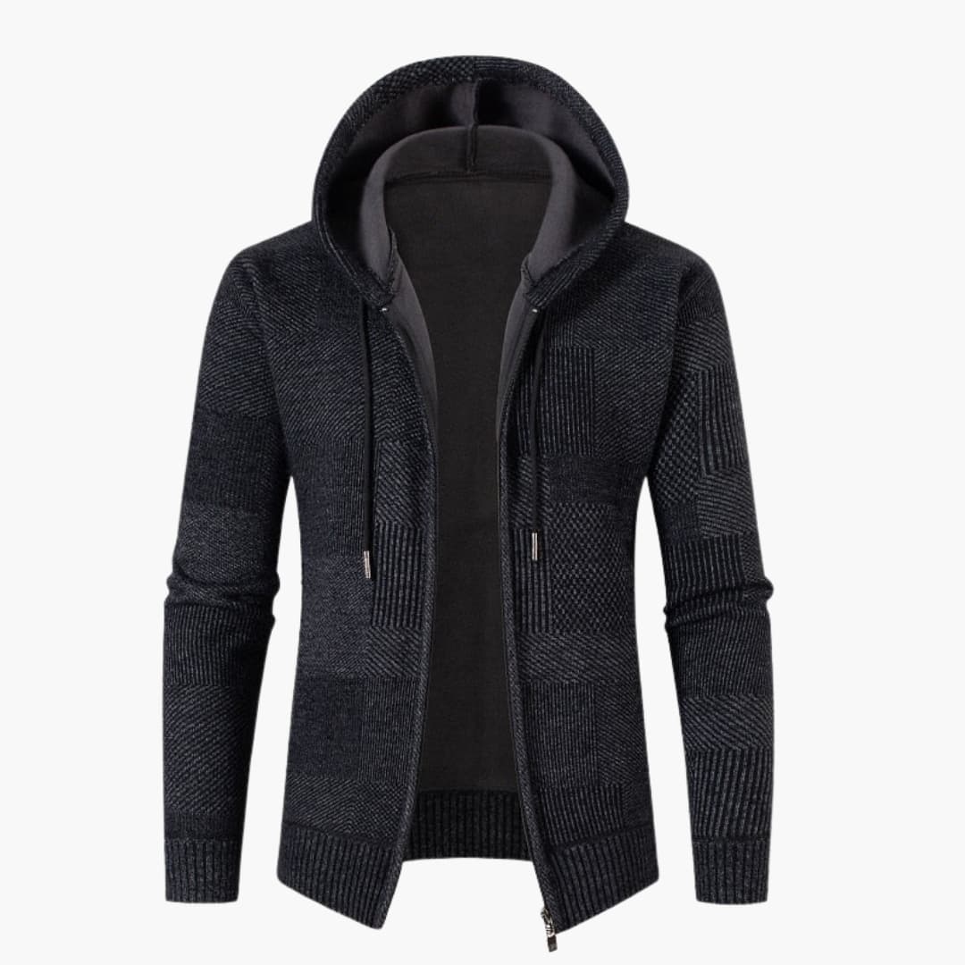 HerrenCardiganHoodiemitReissverschluss_1_14ef8e5a-9830-4a9c-b2e9-62d40426c459.jpg Men's Cardigan Hoodie with Zipper - Image 1