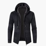 Men's Cardigan Hoodie with Zipper