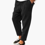 Men's Corduroy Pants with Waistband and Side Pockets - Image 4
