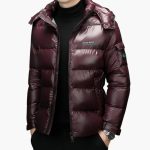 Men's Down Jacket with Long Sleeves - Image 2