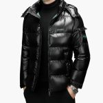 Men's Down Jacket with Long Sleeves