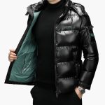 Men's Down Jacket with Long Sleeves - Image 3