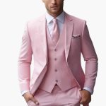 Men's Three-Piece Suit with Blazer, Vest, and Trousers - Image 3