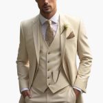 Men's Three-Piece Suit with Blazer, Vest, and Trousers - Image 7
