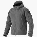 Men's Fleece Jacket with Zipper and Side Pockets - Image 4