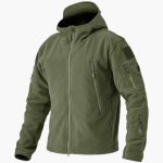 Men's Fleece Jacket with Zipper and Side Pockets - Image 2
