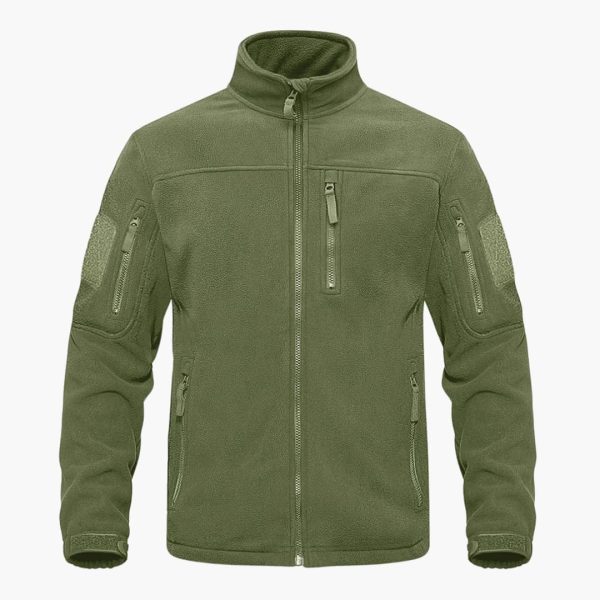 Men's Fleece Jacket with Full Zipper