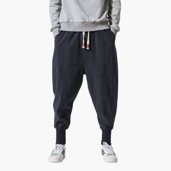 Men's Harem Pants with Drawstring