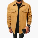 Men's Shirt Jacket with Button Placket - Image 4