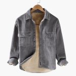 Men's Shirt Jacket with Button Closure - Image 6