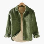 Men's Shirt Jacket with Button Closure - Image 4