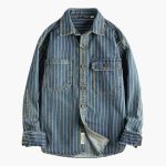Men's Shirt with Striped Surface