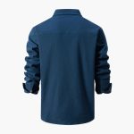 Men's Shirt with Button Placket and Pockets - Image 6