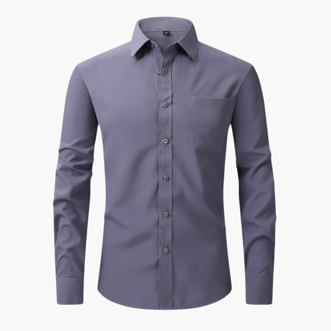 HerrenHemdmitTascheundKnopfleiste_1.jpg Men's Shirt with Pocket and Button Placket - Image 1