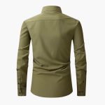 Men's Shirt with Pocket and Button Placket - Image 11
