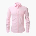 Men's Shirt with Pocket and Button Placket - Image 6
