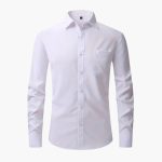 Men's Shirt with Pocket and Button Placket - Image 3