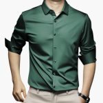 Men's Shirt with Long Sleeves and Collar - Image 5