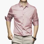 Men's Shirt with Long Sleeves and Collar - Image 8