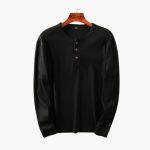 Men's Henley Shirt with Button Placket - Image 5