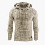 Men's Hoodie Pullover with Ribbed Hem - Image 4