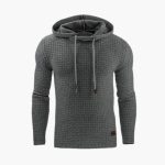 Men's Hoodie Pullover with Ribbed Hem - Image 2
