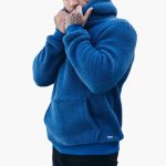 Men's Hoodie with Ribbed Cuffs