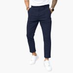 Men's Pants with Belt Loops and Straight Leg - Image 2