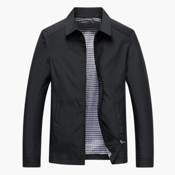 Men's Jacket with Shirt Collar