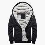 Men's Hooded Jacket with Zipper and Lining - Image 7