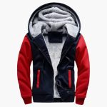 Men's Hooded Jacket with Zipper and Lining - Image 12