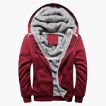 Men's Jacket with Hood and Zipper - Image 10