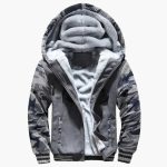 Men's Jacket with Hood and Zipper - Image 4