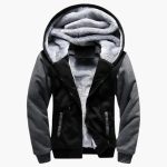 Men's Jacket with Hood and Zipper