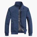 Men's Jacket with Collar and Zipper