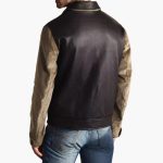 Men's Jacket with Zipper and Cord Sleeves - Image 3