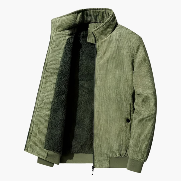 Men's Jacket with Zipper and Lining