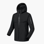 Men's Zip-Up Hooded Jacket - Image 3