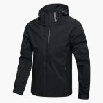 Men's Hooded Jacket with Zipper Pockets - Image 2