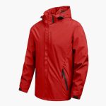 Men's Hooded Jacket with Zipper Pockets