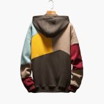 Men’s Color-Block Hoodie with Kangaroo Pocket - Image 4