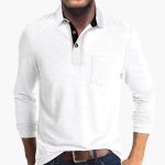 Men's Long Sleeve Shirt with Collar - Image 10