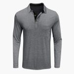 Men's Long Sleeve Shirt with Collar - Image 16