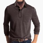 Men's Long Sleeve Shirt with Collar - Image 5