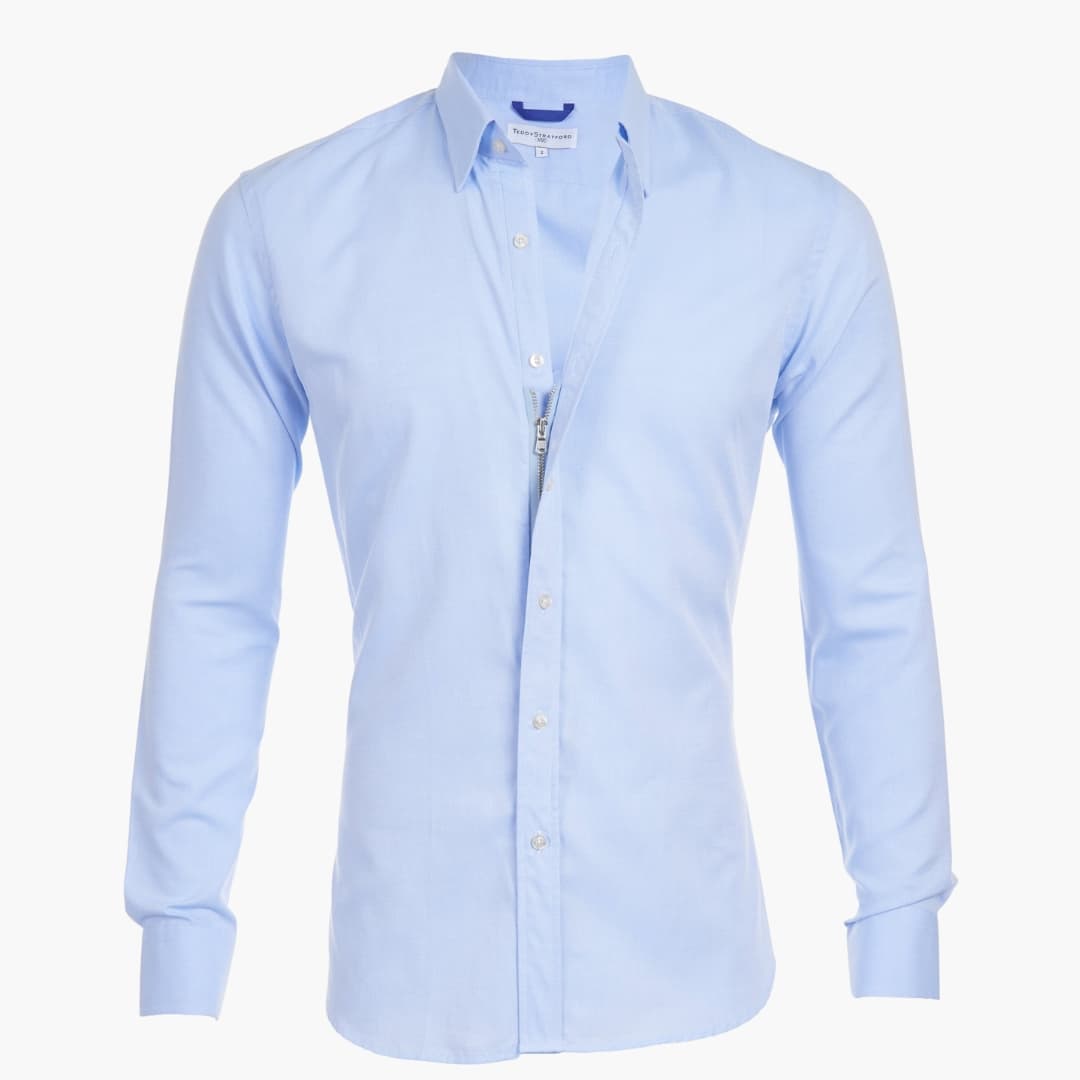 HerrenLangarmhemdmitReissverschlussundgerademSaum_3_64b88706-e3c5-48d0-8896-6963e8ee1adb.jpg Men's Long Sleeve Shirt with Zipper and Straight Hem - Image 1